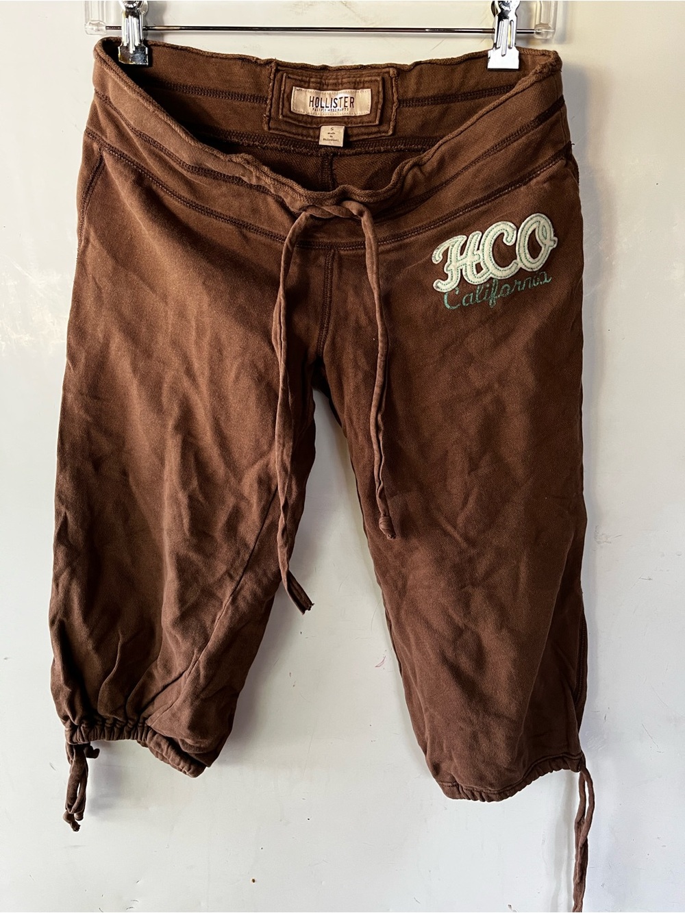 Y2k 90s vtg Hollister Brown California Athletic Long shorts - Picture 3 of 5